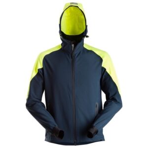 Bluza z kapturem Snickers Workwear 8025 FlexiWork, Neon
