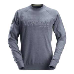 Bluza Snickers Workwear 2882 Logo , kolor grafitowy melanż , rozmiar XXL