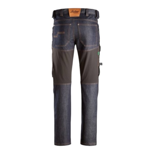 Elastyczne spodnie robocze Snickers Workwear 6956 FlexiWork + Denim, rozmiar 44