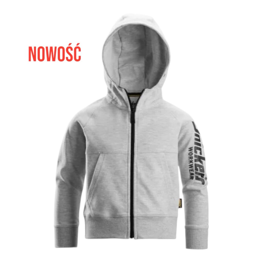 Dziecięca bluza z kapturem Snickers Workwear 7512 Logo, rozmiar 122/128 (M)