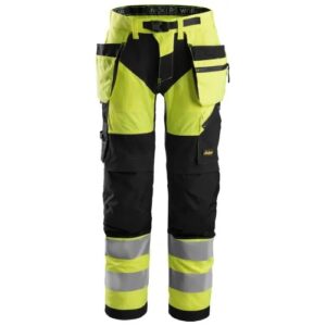 Spodnie odblaskowe Snickers Workwear 6932 FlexiWork+ EN 20471/2 , rozmiar 104