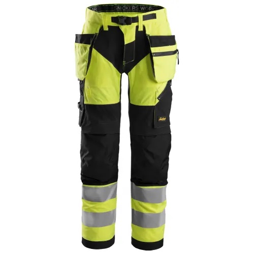 Spodnie odblaskowe Snickers Workwear 6932 FlexiWork+ EN 20471/2 , rozmiar 104
