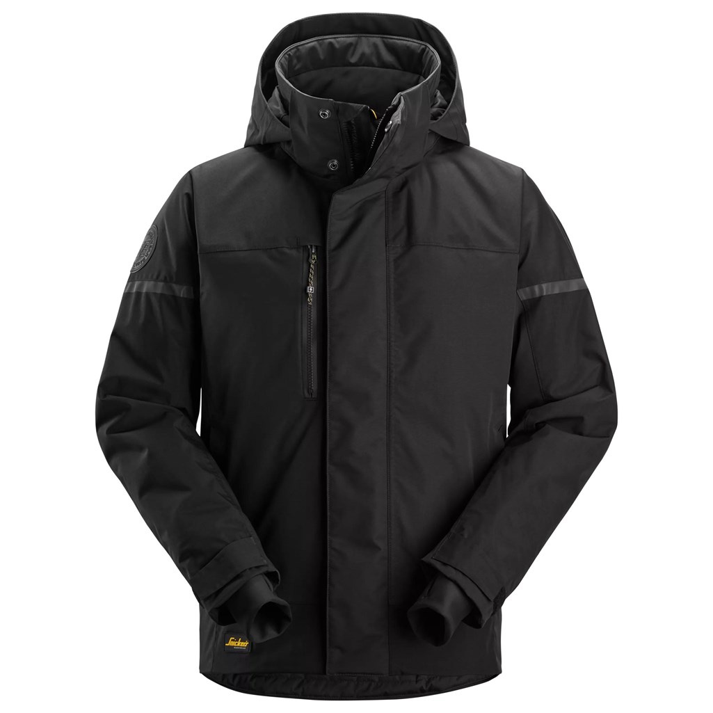Kurtka przeciwdeszczowa, ocieplana Snickers Workwear 1112 AllroundWork, rozmiar XL