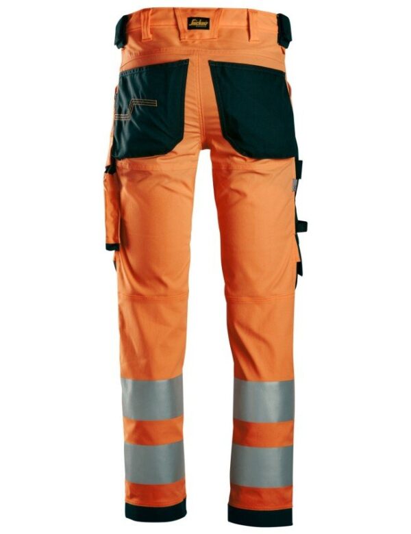 Odblaskowe spodnie robocze Snickers Workwear 6343 AllroundWork Stretch, rozmiar 56
