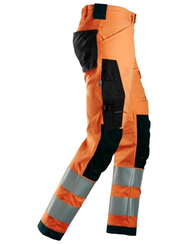 Odblaskowe spodnie robocze Snickers Workwear 6343 AllroundWork Stretch, rozmiar 56