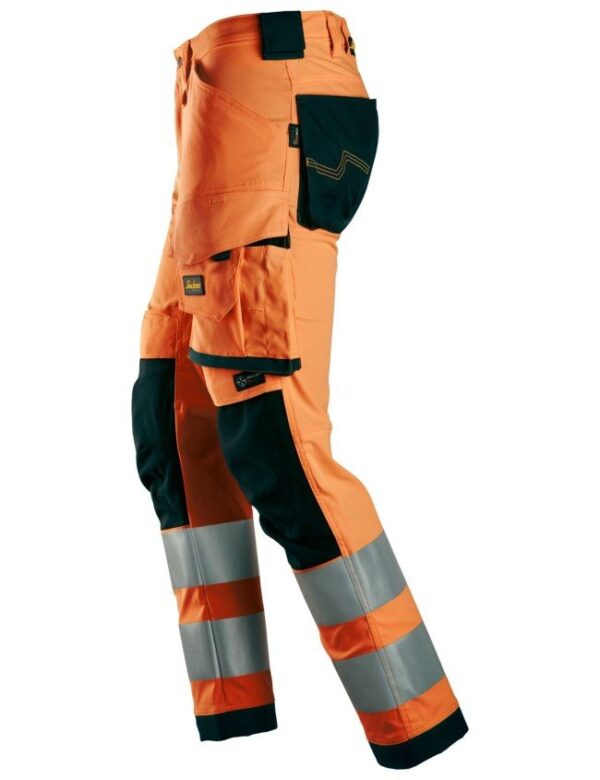 Odblaskowe spodnie robocze Snickers Workwear 6343 AllroundWork Stretch, rozmiar 56