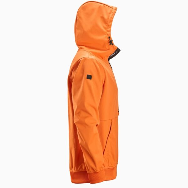 Bluza z kapturem, chroniąca przed wiatrem - krótki suwak Snickers Workwear FlexiWork, rozmiar M