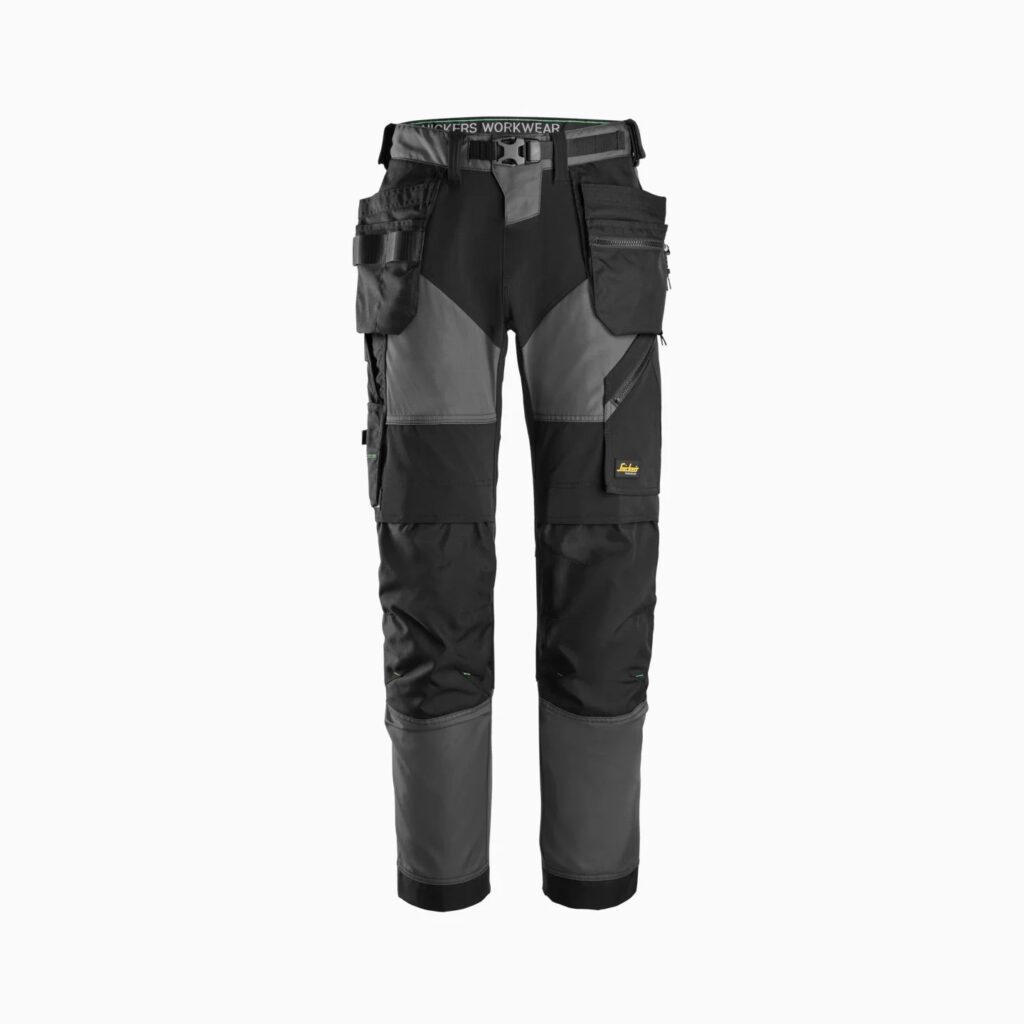 Spodnie z paskiem i workami kieszeniowymi Snickers Workwear 6902 FlexiWork, rozmiar 54