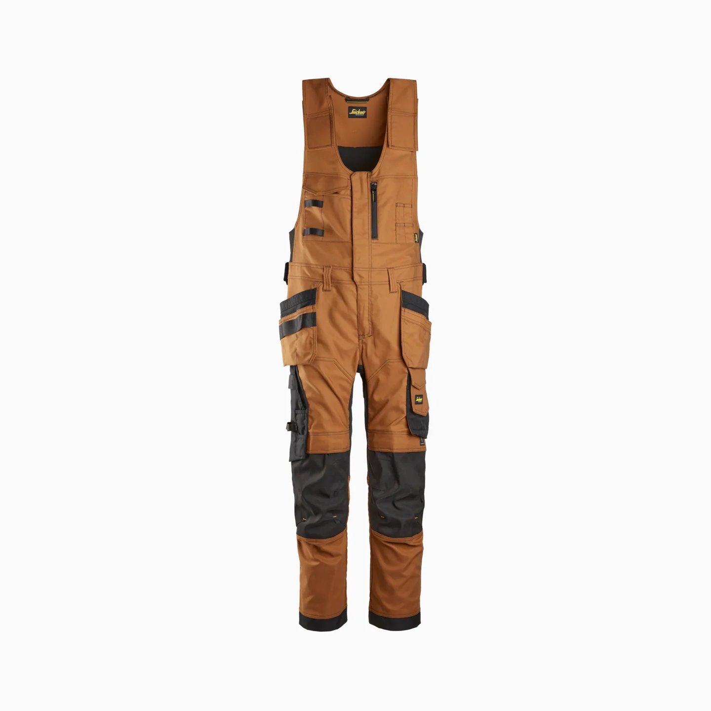 Ogrodniczki Canvas Stretch, z workami kieszeniowymi Snickers Workwear 6014, rozmiar 96