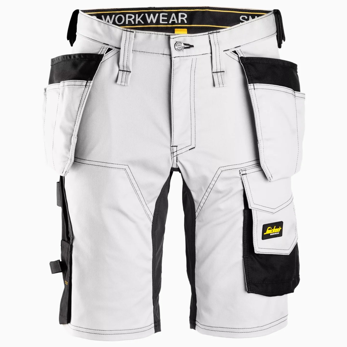 Spodenki malarskie stretch z workami kieszeniowymi Snickers Workwear 6141 AllroundWork, rozmiar 48