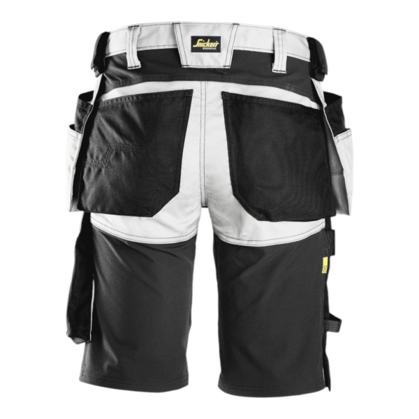 Spodenki malarskie stretch z workami kieszeniowymi Snickers Workwear 6141 AllroundWork, rozmiar 48