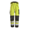Ocieplane , wodoodporne , odblaskowe spodnie Snickers Workwear 6630 37,5 z dodatkowymi szelkami, rozmiar M (48-50)