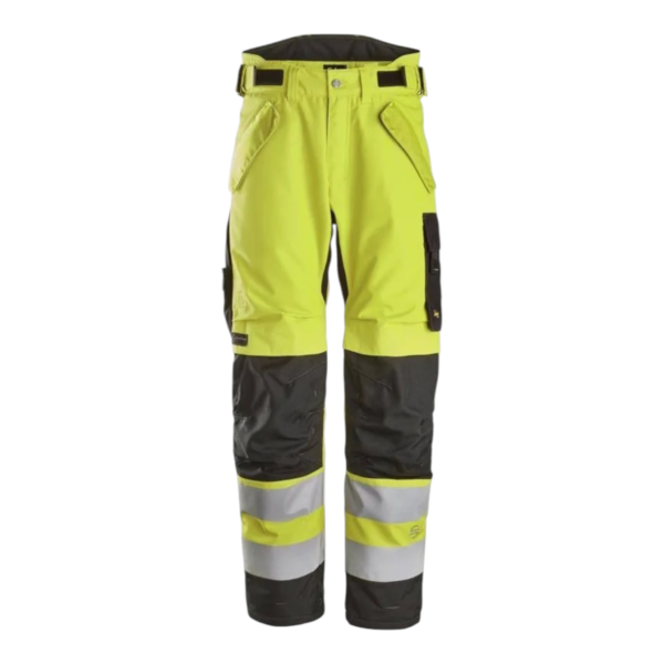 Ocieplane , wodoodporne , odblaskowe spodnie Snickers Workwear 6630 37,5 z dodatkowymi szelkami, rozmiar M (48-50)