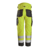 Ocieplane , wodoodporne , odblaskowe spodnie Snickers Workwear 6630 37,5 z dodatkowymi szelkami, rozmiar M (48-50)