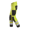 Ocieplane , wodoodporne , odblaskowe spodnie Snickers Workwear 6630 37,5 z dodatkowymi szelkami, rozmiar M (48-50)